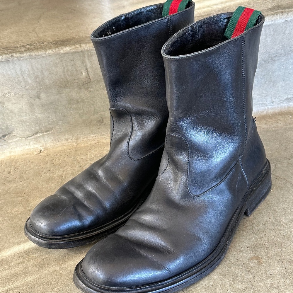 Gucci Classic Biker Boots